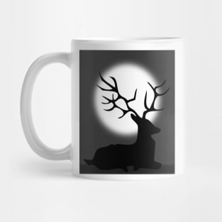 DEER IN MOON Mug